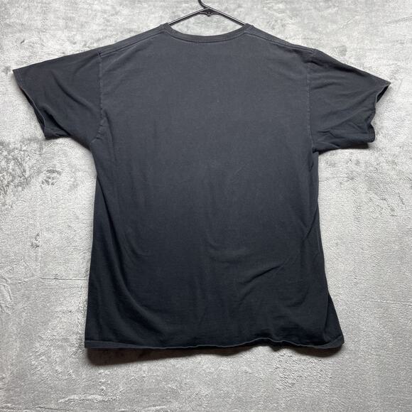 Vintage Quicksilver Shirt Mens Large Faded Black Graphic Short Sleeve Skate Tee - Picture 3 of 5